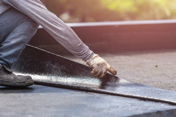 Professional Exterior Waterproofing technician working in Fairfax Station, VA